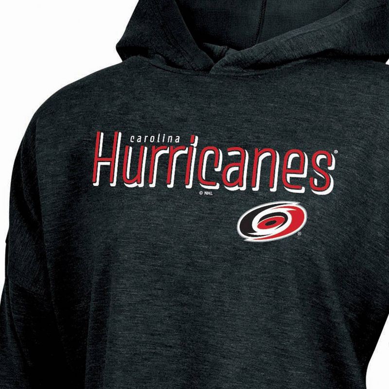 slide 3 of 3, NHL Carolina Hurricanes Women's Dark Fleece Hooded Sweatshirt - S, 1 ct