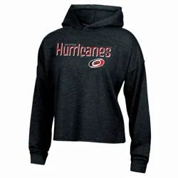 NHL Carolina Hurricanes Women's Dark Fleece Hooded Sweatshirt - XL