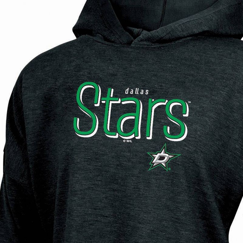 slide 3 of 3, NHL Dallas Stars Women's Dark Fleece Hooded Sweatshirt - XL, 1 ct