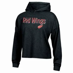 NHL Detroit Red Wings Women's Dark Fleece Hooded Sweatshirt - L