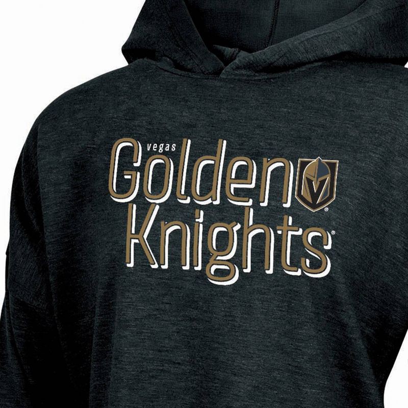 slide 3 of 3, NHL Vegas Golden Knights Women's Dark Fleece Hooded Sweatshirt - XL, 1 ct
