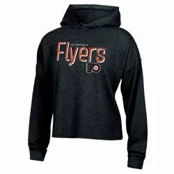 NHL Philadelphia Flyers Women's Dark Fleece Hooded Sweatshirt - M