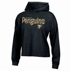 NHL Pittsburgh Penguins Women's Dark Fleece Hooded Sweatshirt - S