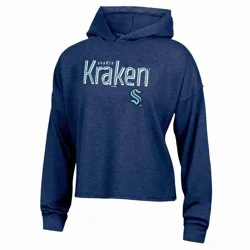 NHL Seattle Kraken Women's Dark Fleece Hooded Sweatshirt - S