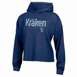 NHL Seattle Kraken Women's Dark Fleece Hooded Sweatshirt - S