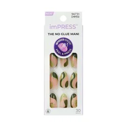 KISS Products imPRESS Press-On Manicure No Glue Fake Nails - Shining - 33ct