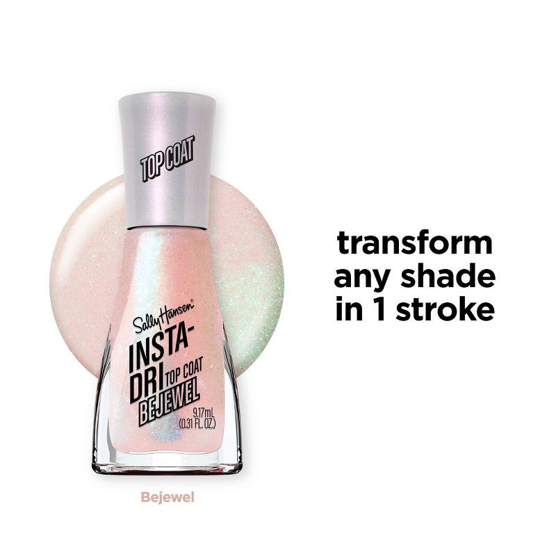 slide 4 of 8, Sally Hansen Insta-Dri Nail Polish - Chrome & Special Effects - 130 Bejewel - 0.31 fl oz, 0.31 fl oz
