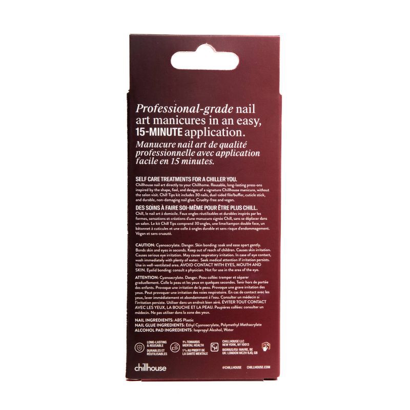 slide 3 of 9, Chillhouse Chill Tips Fake Nails - Design Studio - From the Archives - 24ct, 24 ct