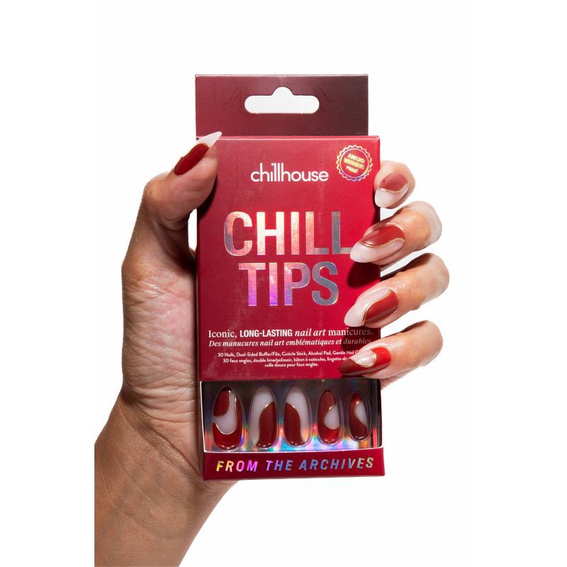 slide 4 of 9, Chillhouse Chill Tips Fake Nails - Design Studio - From the Archives - 24ct, 24 ct