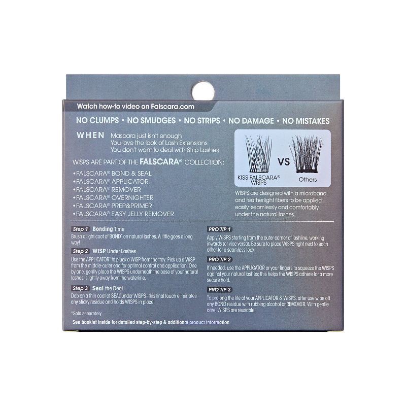 slide 11 of 11, KISS Products Falscara False Eyelashes 08 - 30ct, 08 x 30 ct