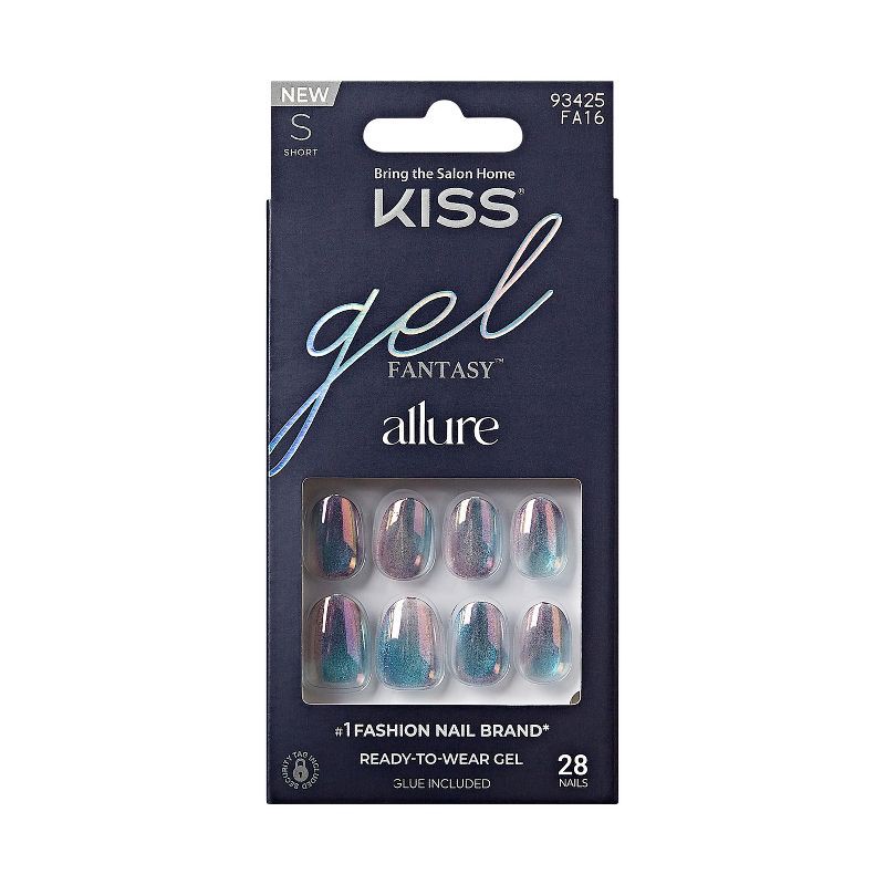 slide 1 of 11, KISS Products Gel Fantasy Allure Fake Nails - Change Chance - 31ct, 31 ct