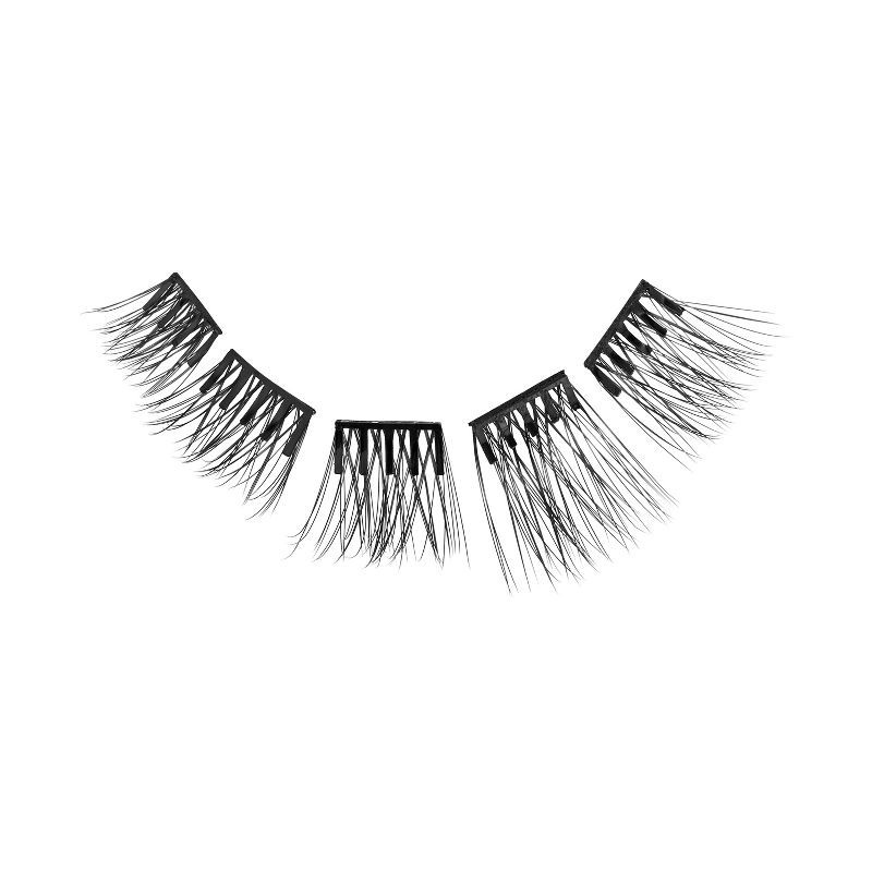 slide 11 of 13, KISS Products imPRESS Self Adhesive False Eyelashes Kit - Soft Natural - 43ct, 05 x 43 ct