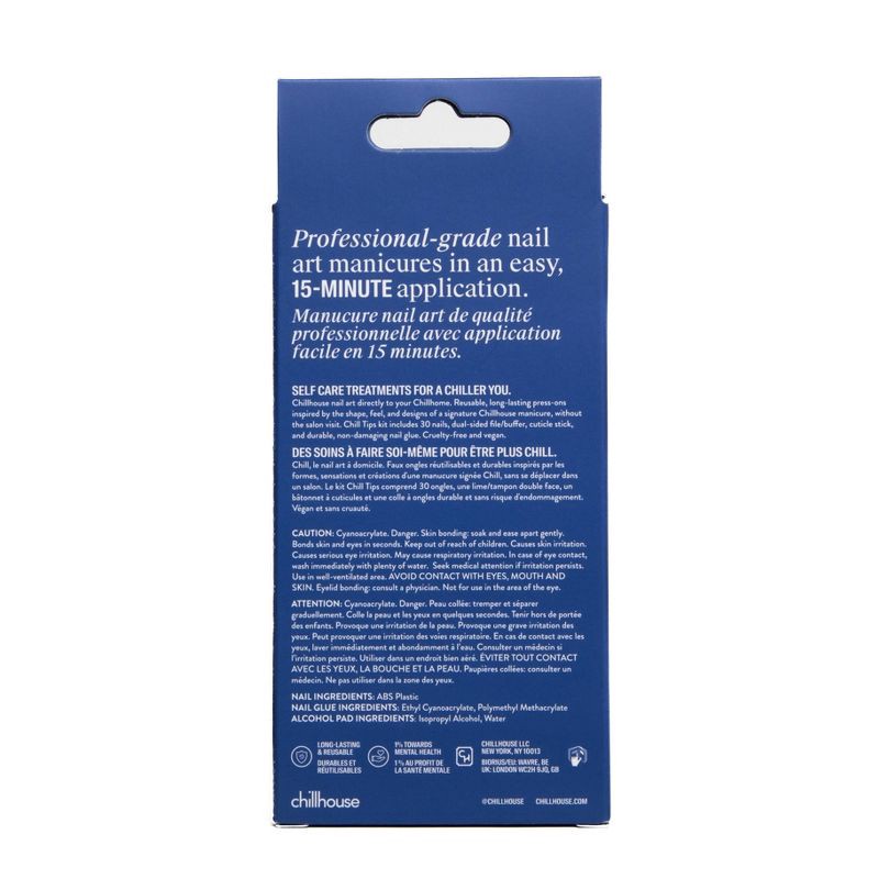 slide 3 of 9, Chillhouse Chill Tips Fake Nails - Design Studio - Priestess of Punk - 24ct, 24 ct