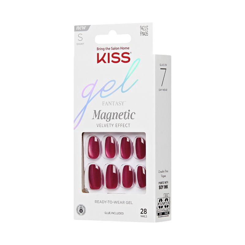 slide 10 of 11, KISS Products Gel Fantasy Magnetic Fake Nails - Set Us Free - 31ct, 31 ct