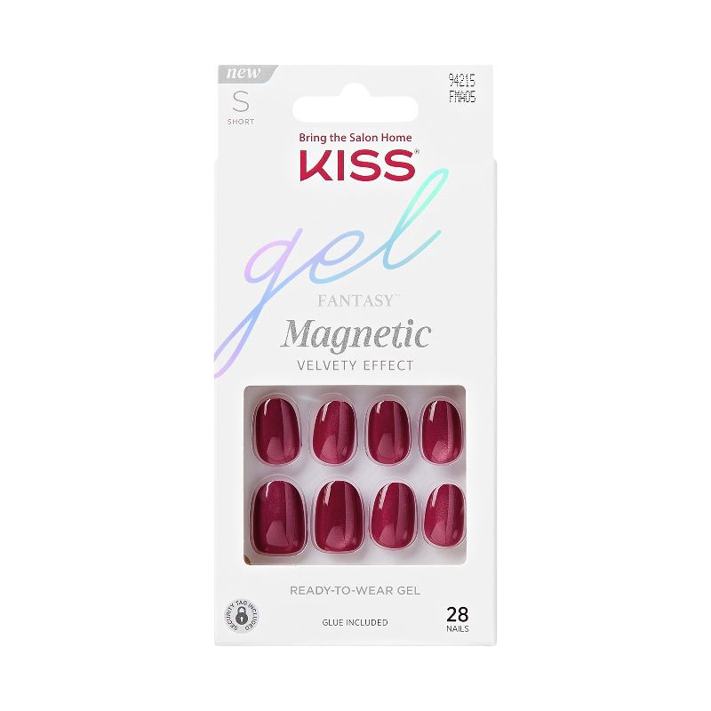 slide 1 of 11, KISS Products Gel Fantasy Magnetic Fake Nails - Set Us Free - 31ct, 31 ct