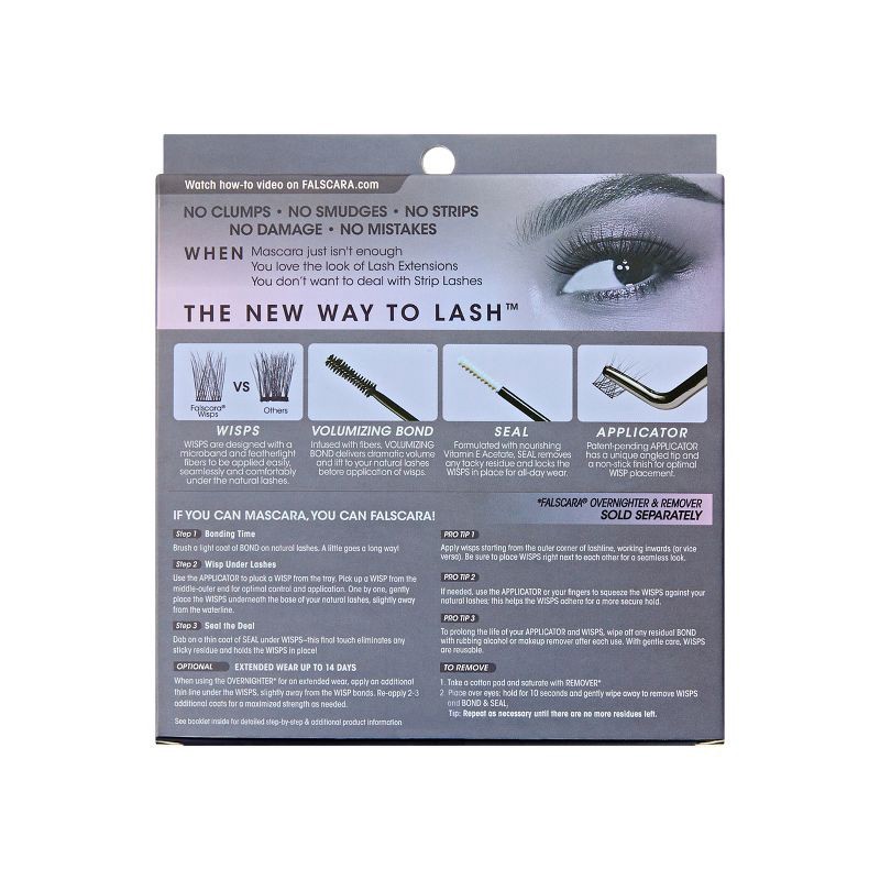slide 10 of 10, KISS Products Falscara False Eyelashes Starter Kit 03 - 38ct, 03 x 38 ct