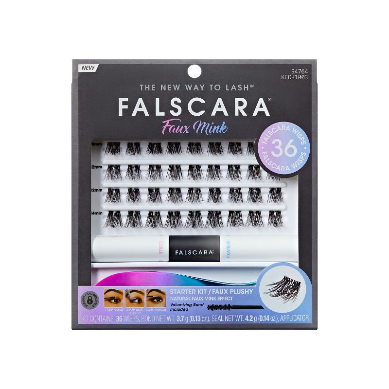 slide 1 of 10, KISS Products Falscara False Eyelashes Starter Kit 03 - 38ct, 03 x 38 ct
