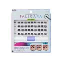 Falscara Essentials Kit Lash Extension Kit - Bold Wispy Lash Clusters - 36ct