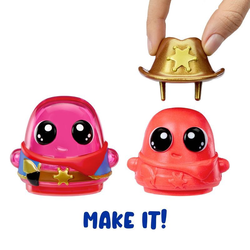 slide 2 of 9, DohKins Cowboy Single Pack Character - Dough Never Dries, 1 ct