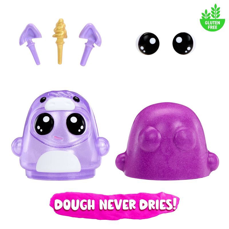slide 5 of 9, DohKins Unicorn Single Pack Character - Dough Never Dries: Creativity Modeling Dough Toy by MGA Entertainment, 1 ct