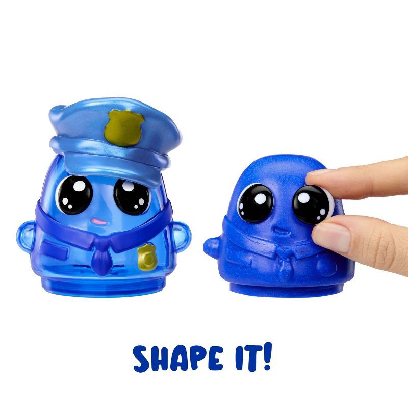 slide 4 of 9, DohKins Police Officer Single Pack Character - Dough Never Dries, 1 ct