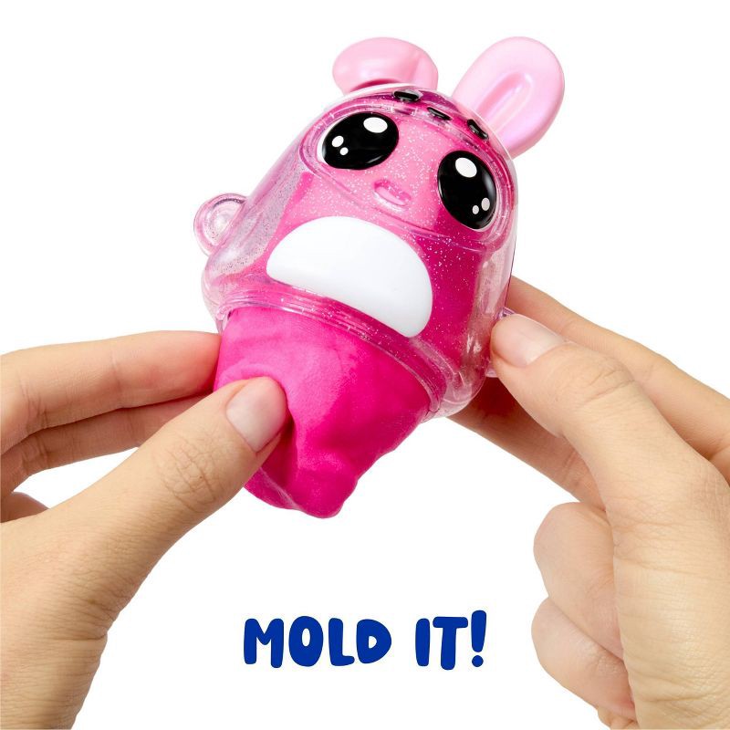 slide 3 of 9, DohKins Bunny Single Pack Character - Dough Never Dries: Creativity Modeling Dough, Pink, Includes 1 Figure, 1 ct