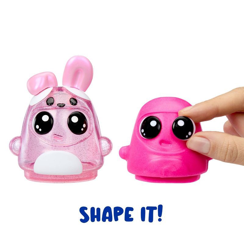 slide 4 of 9, DohKins Bunny Single Pack Character - Dough Never Dries: Creativity Modeling Dough, Pink, Includes 1 Figure, 1 ct