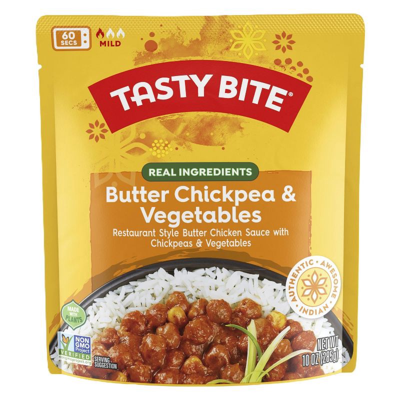 slide 1 of 2, Tasty Bite Gluten Free Butter Chickpea and Vegetables - 10oz, 10 oz
