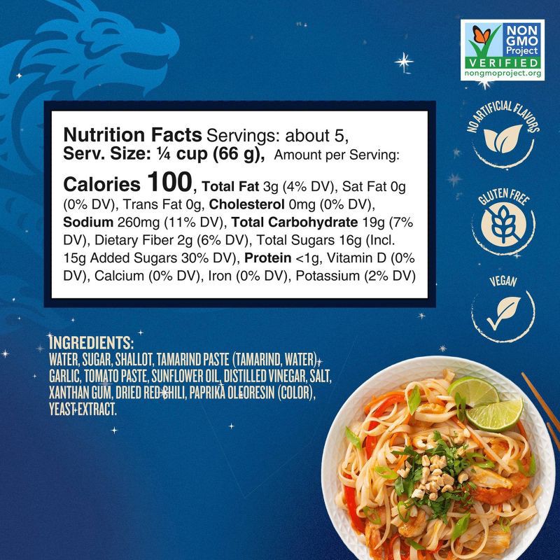 slide 2 of 4, Blue Dragon Pad Thai Sauce - 12oz, 12 oz