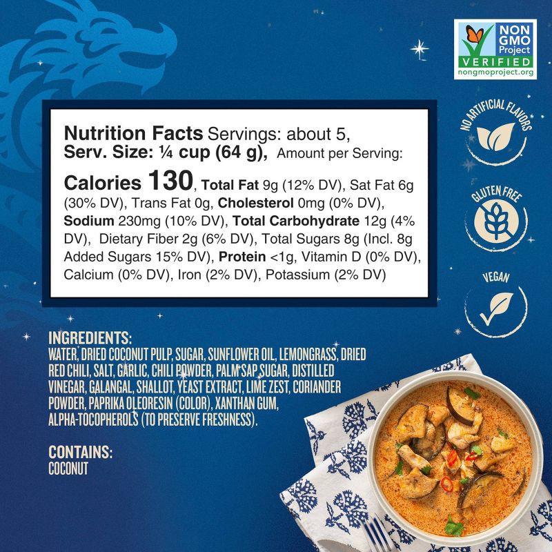 slide 2 of 5, Blue Dragon Red Curry Sauce - 12oz, 12 oz