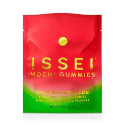 Issei Mochi Gummies Sour Watermelon Chewy Candy - 4oz