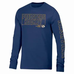 NHL Nashville Predators Men's Long Sleeve Dark T-Shirt - XXL