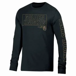 NHL Vegas Golden Knights Men's Long Sleeve Dark T-Shirt - S