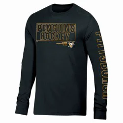 NHL Pittsburgh Penguins Men's Long Sleeve Dark T-Shirt - S