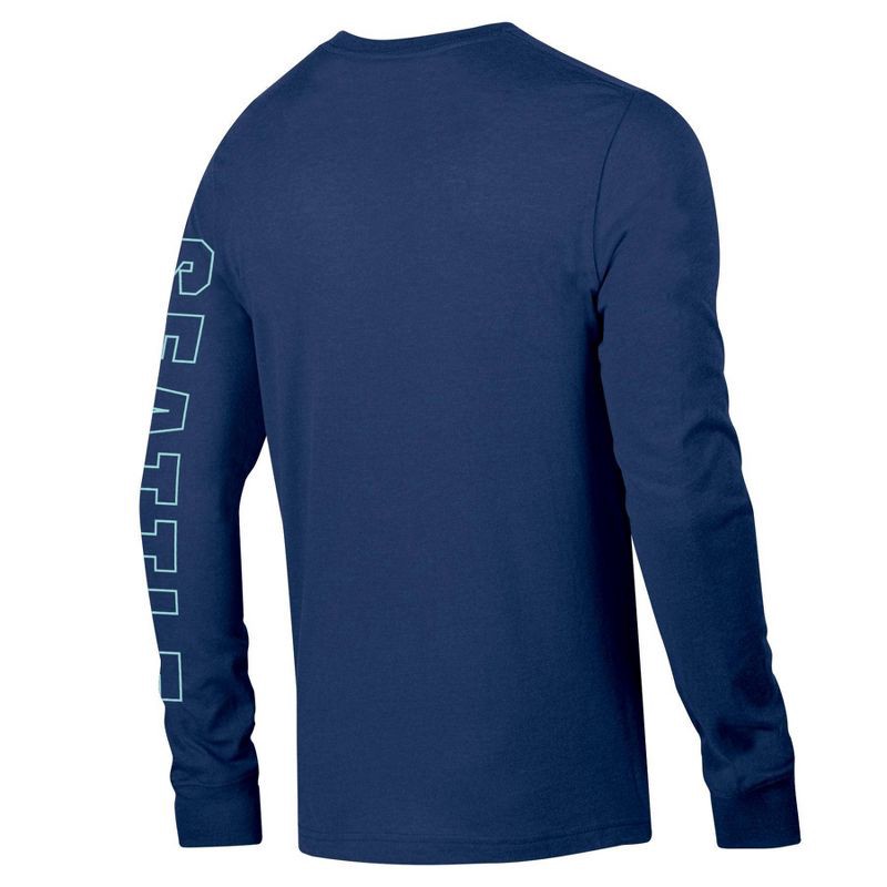 slide 2 of 3, NHL Seattle Kraken Men's Long Sleeve Dark T-Shirt - M, 1 ct