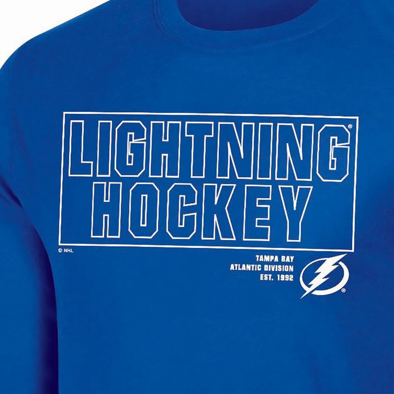 slide 3 of 3, NHL Tampa Bay Lightning Men's Long Sleeve Dark T-Shirt - S, 1 ct