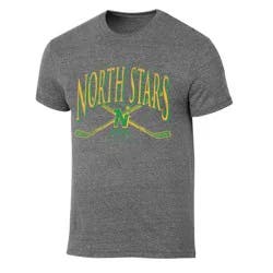 NHL Minnesota North Stars Men's Gray Vintage Tri-Blend T-Shirt - L