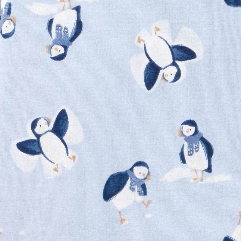 slide 2 of 4, Carter's Just One You® Toddler Boys' 4pc Penguins & Stripes Long Sleeve Cotton Pajama Set - Blue/Navy Blue 12M, 4 ct