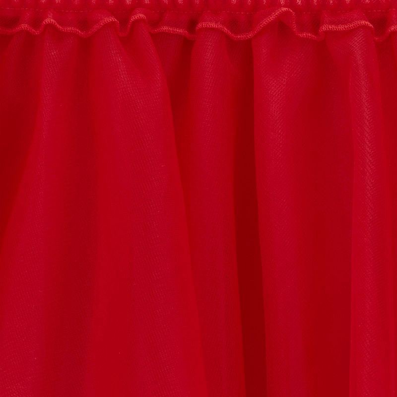 slide 4 of 5, Carter's Just One You® Toddler Girls' 3pc Ballerina Christmas Tutu Long Sleeve Cotton Pajama Set - Red/White 18M, 3 ct