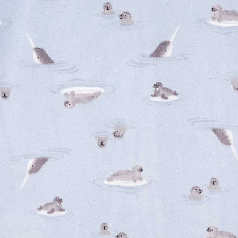 slide 3 of 4, Carter's Just One You® Toddler Boys' 2pk Snug Fit Buffalo Check & Otters Long Sleeve Velour Footed Pajama 2T, 2 ct