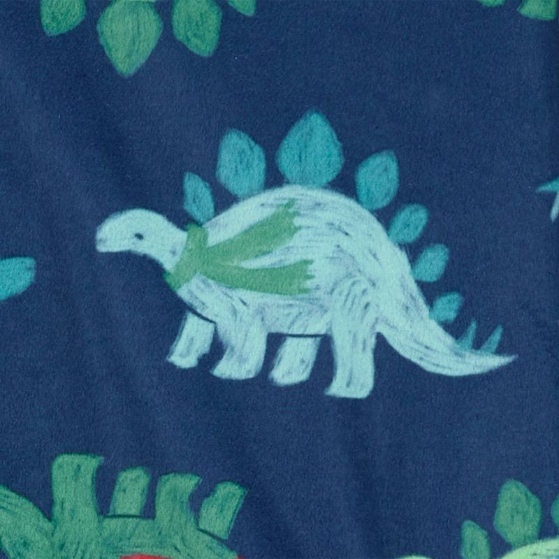 slide 2 of 4, Carter's Just One You® Toddler Boys' 2pc Christmas Dino Coat Long Sleeve Pajama Set - Navy Blue 5T, 2 ct