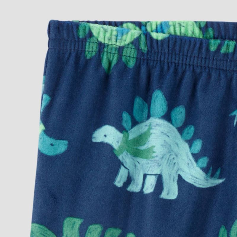 slide 3 of 4, Carter's Just One You® Toddler Boys' 2pc Christmas Dino Coat Long Sleeve Pajama Set - Navy Blue 5T, 2 ct