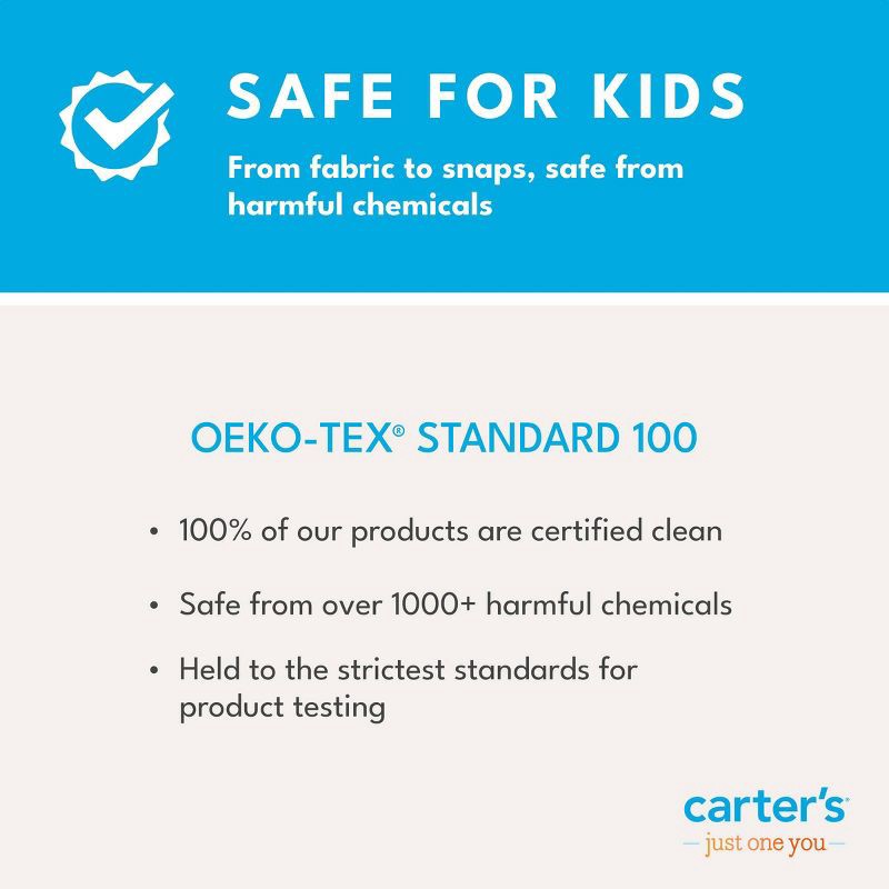 slide 5 of 7, Carter's Just One You® Toddler 2pc Fairisle Short Sleeve Comfy Soft Snug Fit Pajama Set - Beige 18M, 2 ct