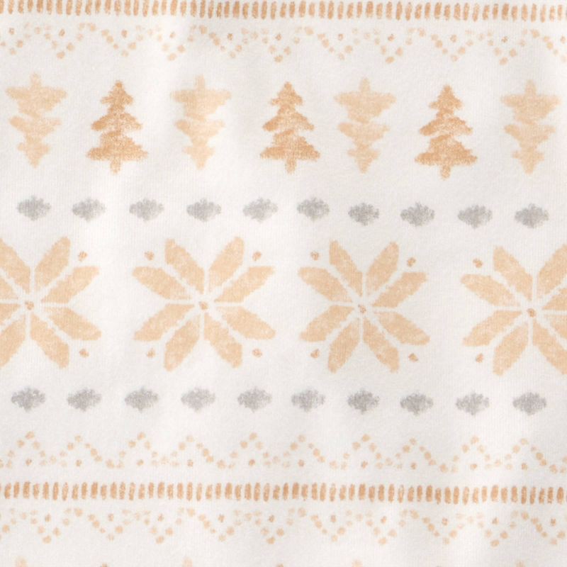 slide 3 of 7, Carter's Just One You® Toddler 2pc Fairisle Short Sleeve Comfy Soft Snug Fit Pajama Set - Beige 2T, 2 ct