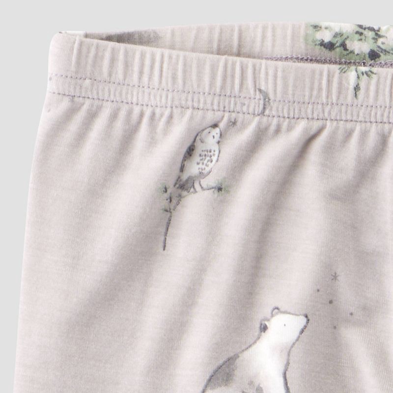 slide 4 of 7, Carter's Just One You® Toddler 2pc Mint Polar Bears & Trees Short Sleeve Comfy Soft Snug Fit Pajama Set - Light Gray 12M, 2 ct