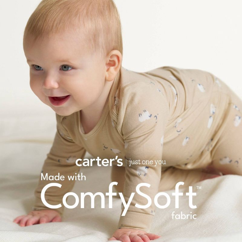 slide 6 of 7, Carter's Just One You® Toddler 2pc Holiday Icons Short Sleeve Comfy Soft Snug Fit Pajama Set - Ivory 18M, 2 ct