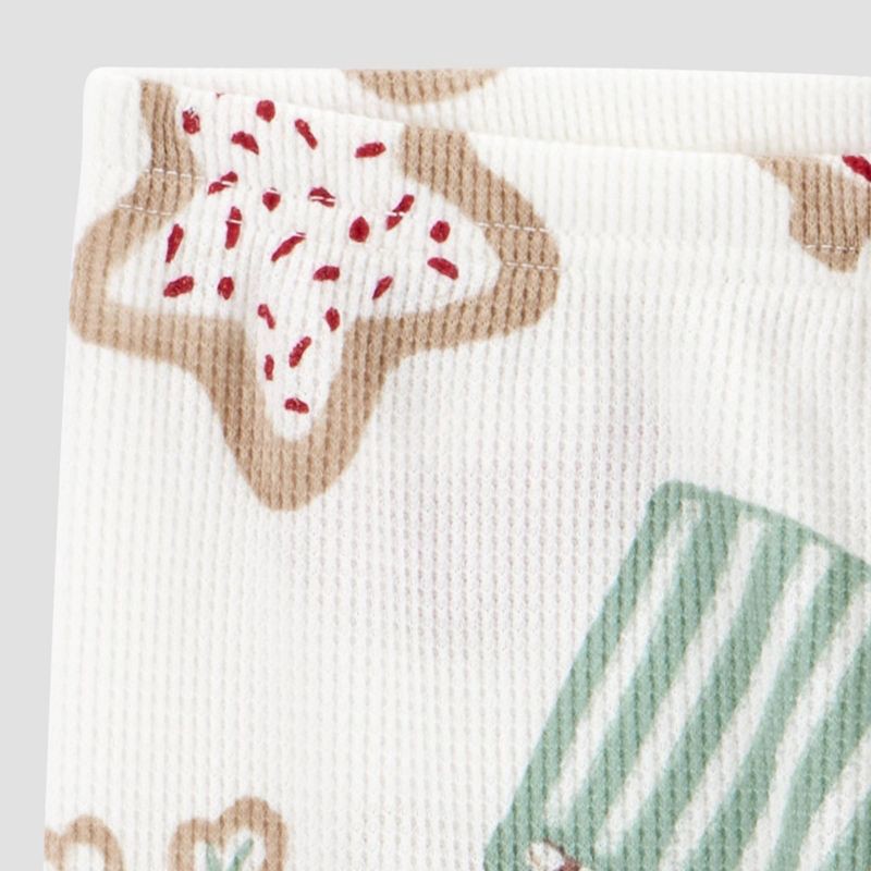 slide 2 of 4, Carter's Just One You® Toddler 2pc Christmas Cookie Print Long Sleeve Cotton Pajama Set - Cream 18M, 2 ct