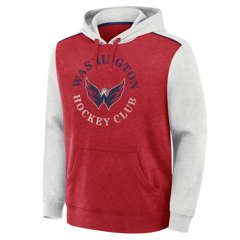 slide 1 of 3, NHL Washington Capitals Men's Oatmeal Hooded Sweatshirt - XXL, 1 ct