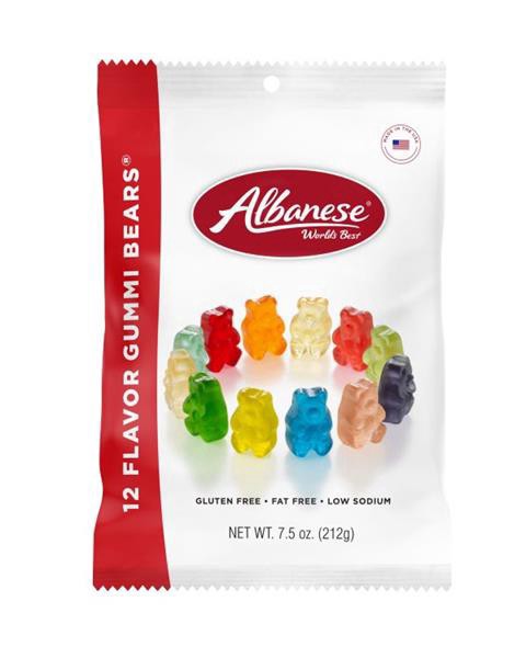 slide 1 of 1, Worlds Best 12 Flavor Gummi Beears, 7.5 oz