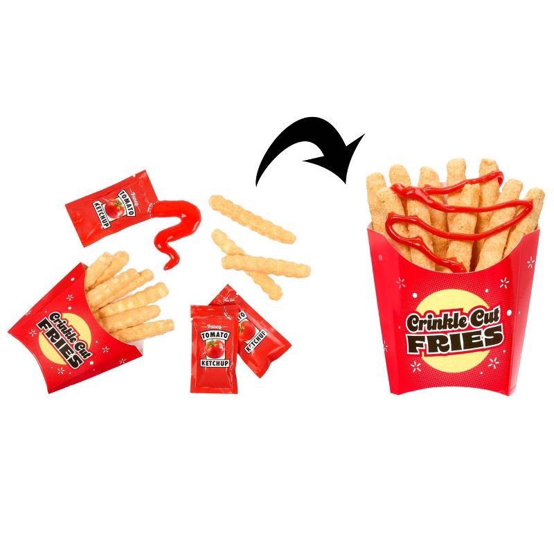 slide 3 of 9, Slime Life French Fries DIY Slime Kit - Unboxing Ingredients to Make,Smash and Stretch Your Food, 1 ct
